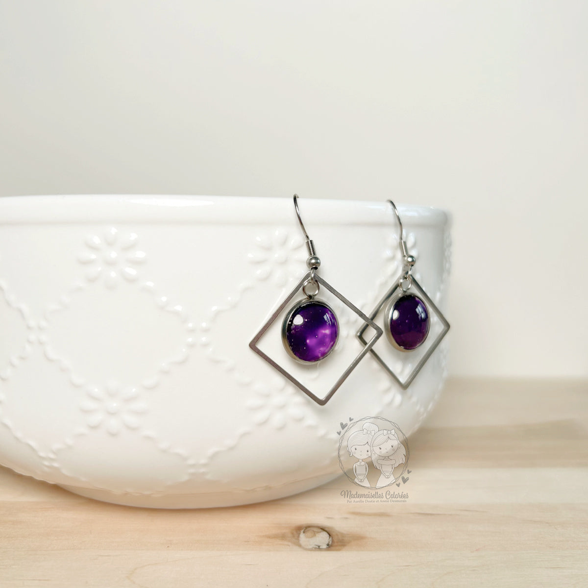 Boucles d'oreilles Pendantes géométriques