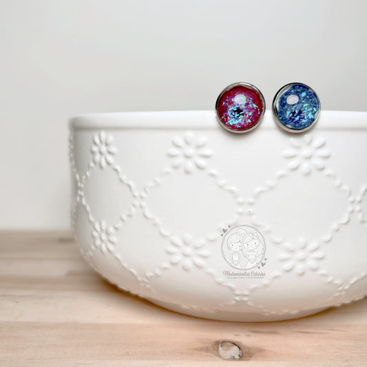 Boucle d'oreille Clou 2 couleurs