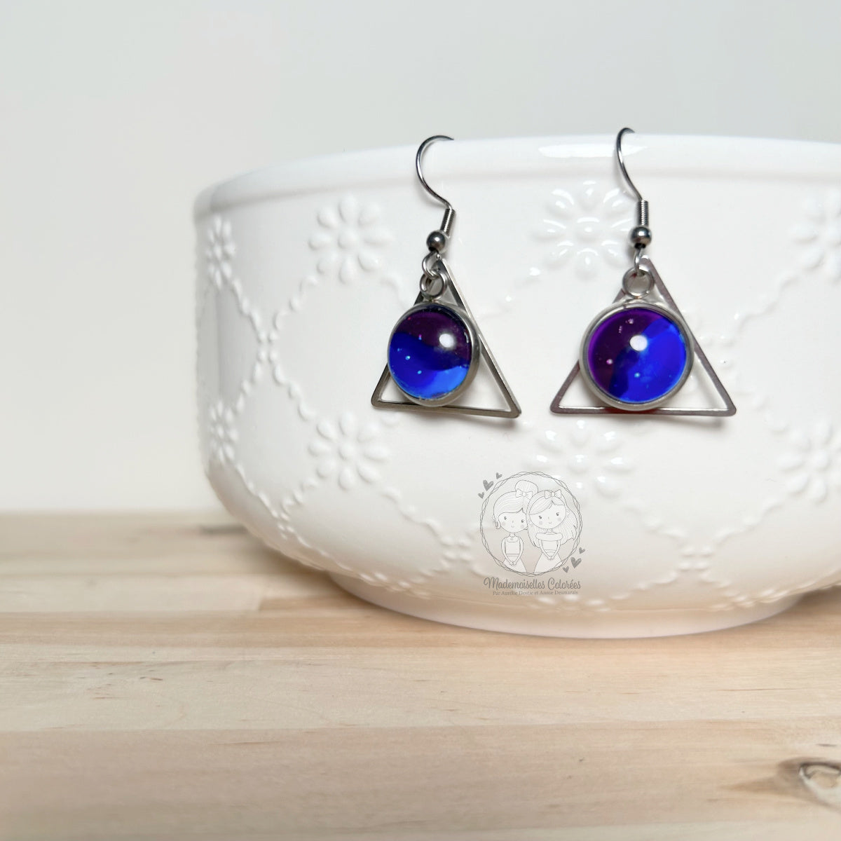 Boucle d'oreilles Pendantes Géométriques