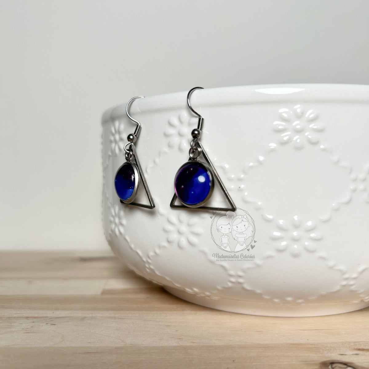 Boucle d'oreilles Pendantes Géométriques